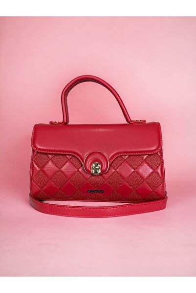 Angel Polo red hand and shoulder bag
