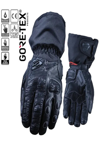 FIVE5 FIVE GLOVES WFX TECH GTX BLACK (GORE-TEX)