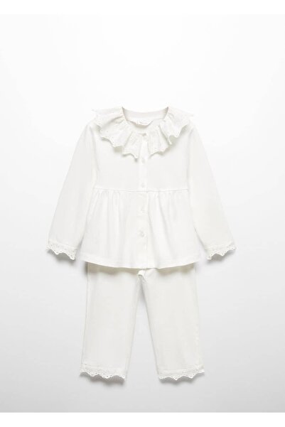 MANGO Baby Cotton Long Pajamas