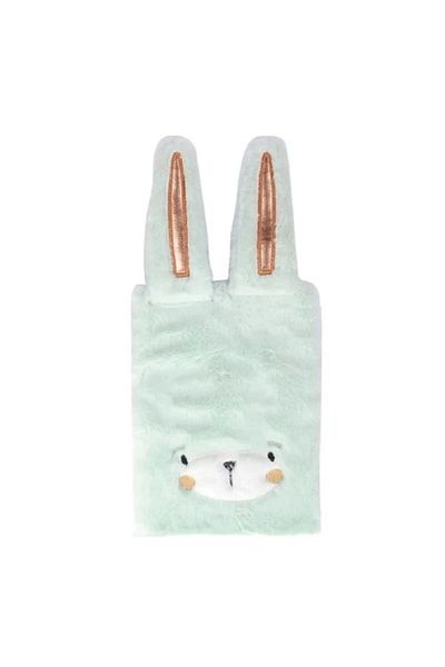 Pyrus A5 Plush Rabbit Turquoise Lined Notebook