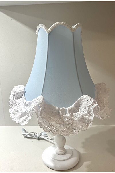 LULUAVİZEM Patented Hand Washable Headboard Baby Blue Baby Room Lampshade