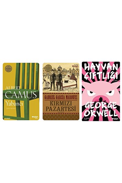 Can Yayınları Kırmızı Pazartesi Gabriel García Márquez -Yabancı Albert Camus ...