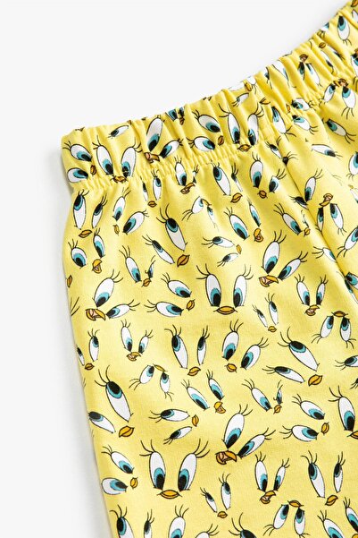 Koton Kız Çocuk Sarı Desenli Şort & Bermuda 2SKG40006AK