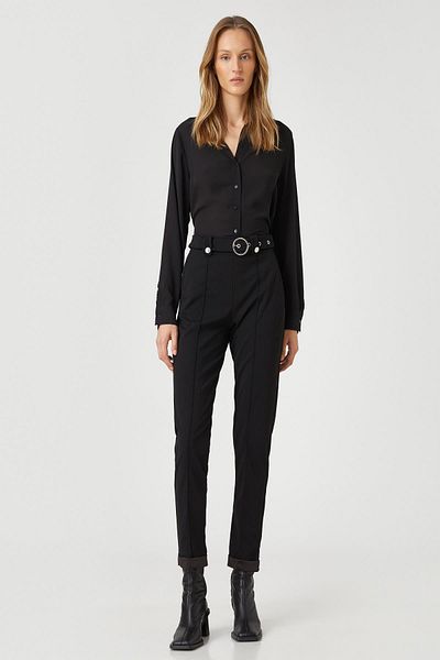 Koton Schwarze Damenjeans 1KAP43401EK