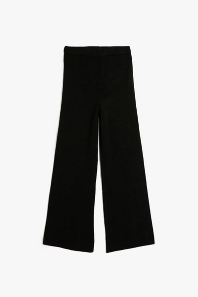Koton Pantaloni de bază cu picioare largi, cu talie elastică