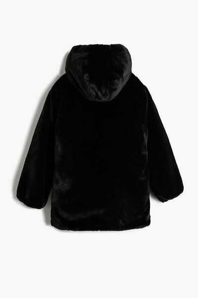 Koton Girl's Black Coat