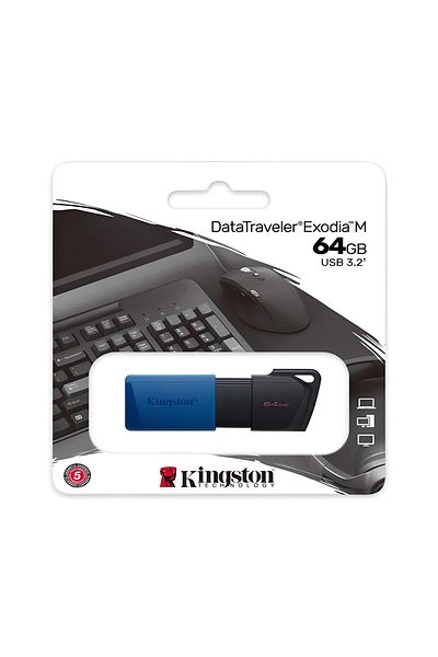 ulu DTXM 64GB USB 3.2 Gen.1 DataTraveler Exodia M Flash Memory DTXM/64 DTXM