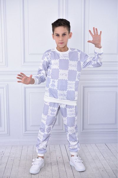 BUUFUU set de sus si jos pentru copii de iarna
