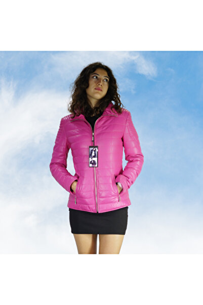 Xpuntofur Kadın Deri Mont