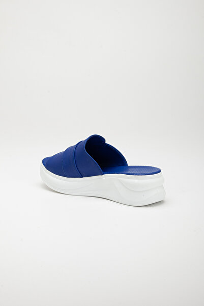 Genel Markalar Kadın Tokalı 1.Kalite Suni Deri 5 cm Yazlık Terlik Sletti