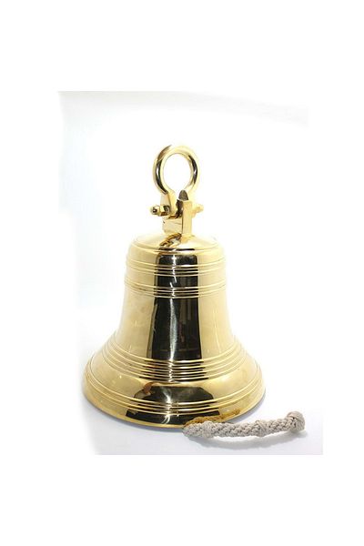 hediyeconcepti Antique All Brass King Size Bell 45 cm