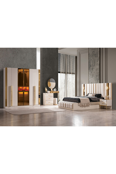 mobilyabazari %100 MDF Alyans Yatak Odası Takımı