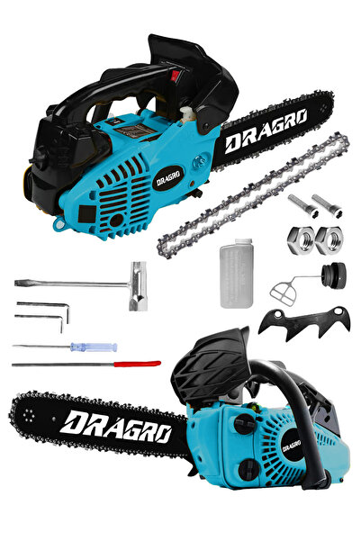 Dragro 25cc Mini Benzinli Testere Ağaç Odun Dal Budama Ve Kesme Testeresi Hız...