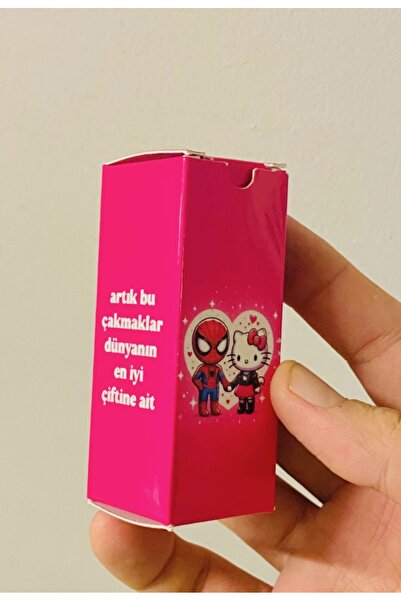 Namgo 2'li Özel Kutulu Hello Kitty Spiderman Gazlı Çakmak