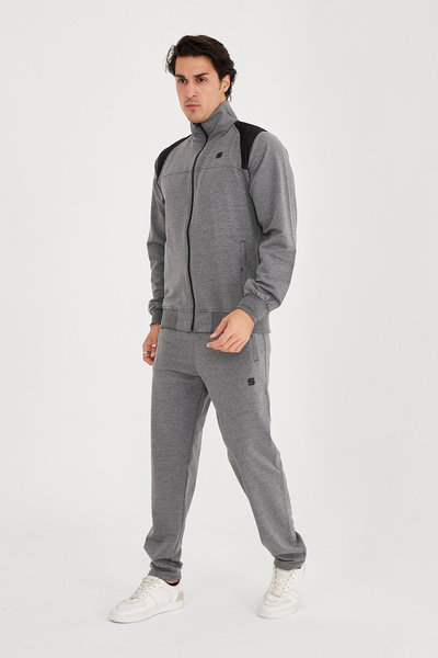 allymoda Men's Prevailing Collar Tracksuit Set 100% Cotton ALLY-204