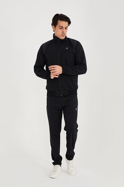 allymoda Men's King-Size Collar Tracksuit Set 100% Cotton ALLY-205