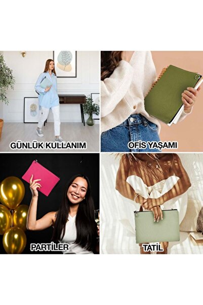Pamusan Ipad Portföy Çanta Lacivert (30x21 cm) Astarlı