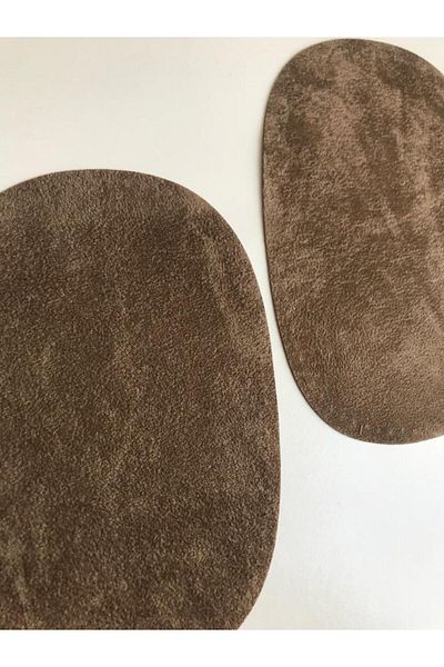 Self Casa Σουέντ επισκευαστικό έμπλαστρο 15cm X 9,5cm για το γόνατο (2 τεμάχια)