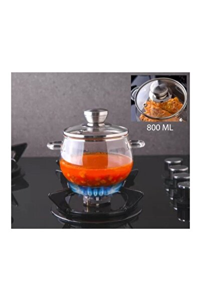 Güral Porselen Gönül GNL3623 Isıya Dayanıklı Cam Tencere 800cc