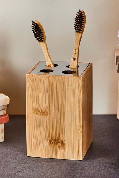 SepetçiBaba Μονό θήκη οδοντόβουρτσας Bamboo