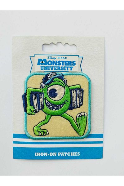 Self Casa Armata țesută care se lipsește cu fier de călcat - Patch - Patch Disney Monsters Mike Wazowski (produs original cu licență)