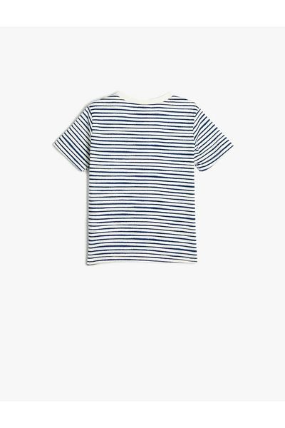 Koton Baby Boy Cotton T-Shirt Short Sleeve Crew Neck
