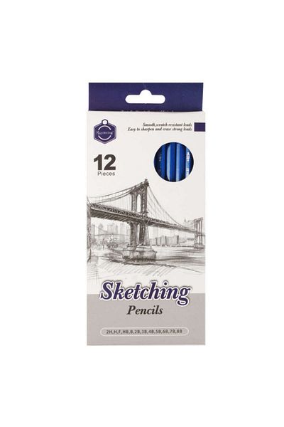 Keep Smiling Graduated Charcoal Set 2H-10B 12pcs TB-1040
