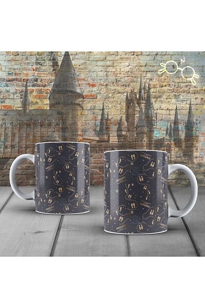 Sihir Dükkanı Wizarding World Harry Potter Marauder Map Concept Mug Cup