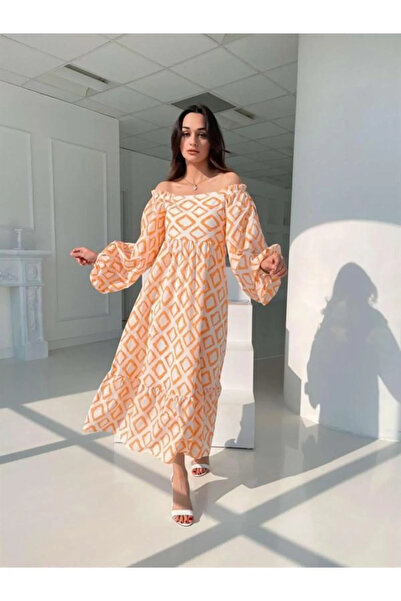 Laluvia Γιακάς με μπαλόνι Φόρεμα γιακά Madonna