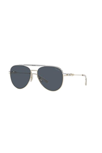 Prada PR 54ZS 17F09T 57 Damla Gümüş Renkli Unisex GÜNEŞ Gözlüğü