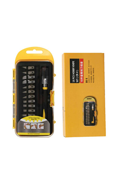 Genel Markalar Hobi Bıçağı Kretuar Seti 16lı TH1005