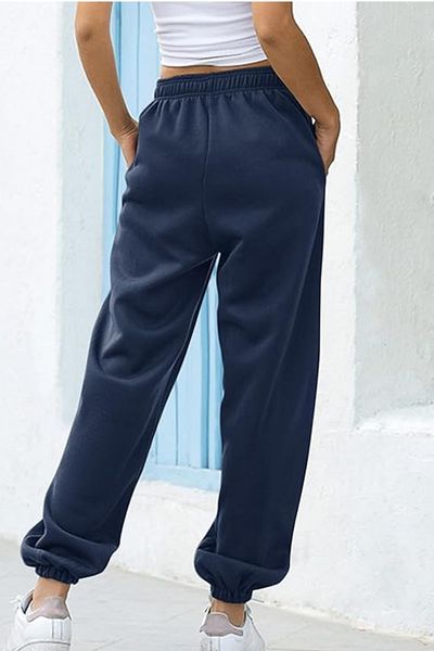 OKULCUBABA Navy Blue 3 Thread Jogger Sweatpants - Women