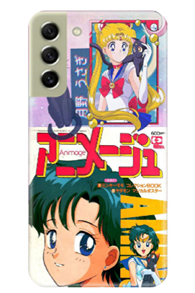 Newon سامسونج S21 FE بحار القمر القمر المقاتل مطبوعة غطاء الهاتف غطاء الغلاف