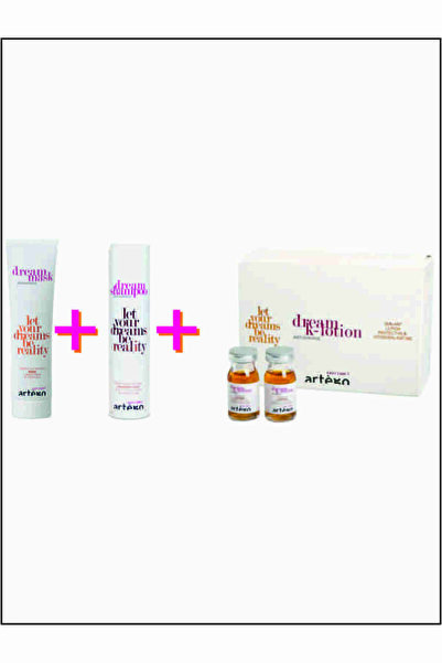 Artego T Dream 250 ml Şampuan Dream 150 ml Maske Dream K-lotion Onarıcı Bakım...