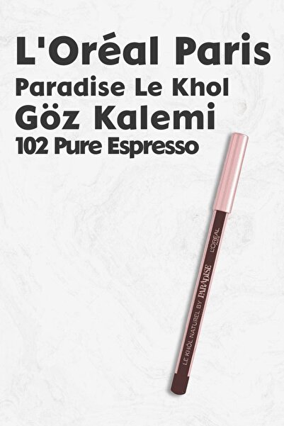 L'Oreal Paris Loreal Paris Paradise Le Khol Göz Kalemi - 102 Pure Espresso