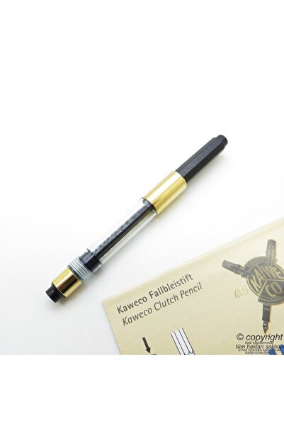 Kaweco Standart Piston Pompa Konverter Siyah Altın - 1 Adet