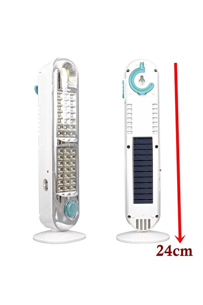 gaman 8683T Güneş Enerjili Işıldak Solar Şarjlı 43 Led Işıldak Askı Aparatlı ...