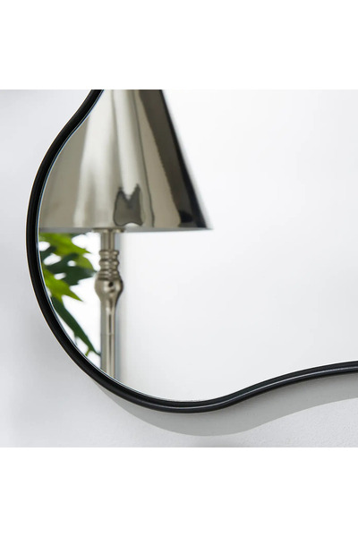 MKS Design Çerçeveli Asimetrik Duvar Dekor Aynası / Asimetrik Ayna / Konsol Aynası / Bulut Ayna / Lüks Ayna