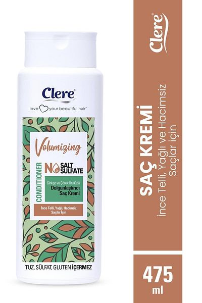 Clere Volumizing Ginkgo and Black Seed Extract Plumping Conditioner