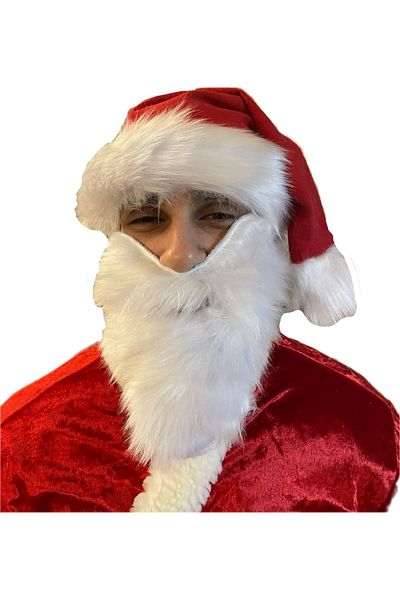 DilekKostüm Santa Claus Hat Beard Set