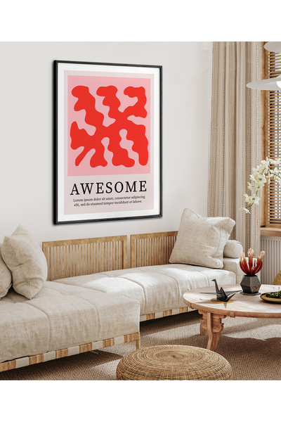 HOMEPACK Πίνακας μοντέρνας τέχνης με μονό πλαίσιο TK/264