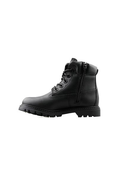 Caterpillar CAT Bruiser 2.0 Παιδικές μπότες casual 015F 101087 -ΜΑΥΡΟ-ΔΕΡΜΑΤΙΝΟ Μαύρο