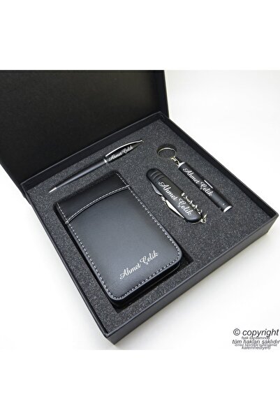 wings SG186 İsme Özel Not Defteri + Kalem + Çakı + El Feneri | Hepsi İsme Özel