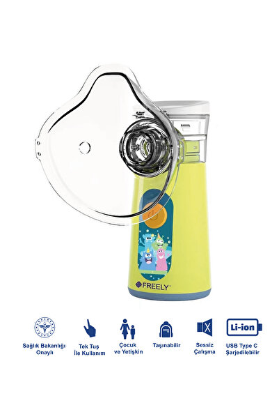 Freely UN300 MESH NEBULİZATÖR TAŞINABİLİR, ŞARJLI / ÇOCUK FİGÜRLÜ