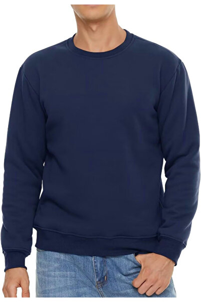 GHASSY CO. Ghassy Co. Чоловічий ультратеплий світшот з підкладкою з шерпа та велосипедним коміром