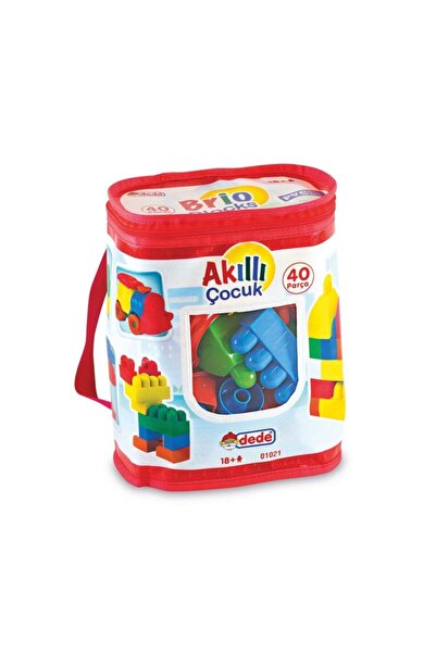 Go Toys 01021 Dede, Akıllı Çocuk Blokları 40 Parça