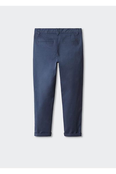 MANGO Kids Pantaloni portocalii pentru copii