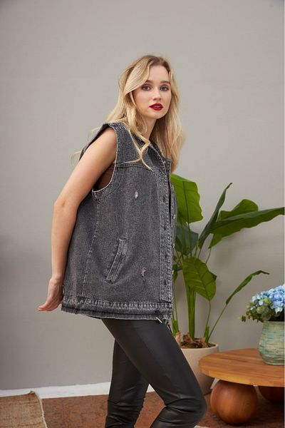 MİA NOURA Denim Vest