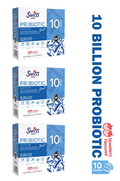 Bork Swiss Natural Bork Probiyotik 10 Şase 3 KUTU