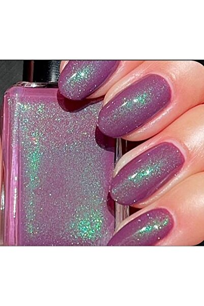 hbtasarim Oje sedefli simli pembe oje